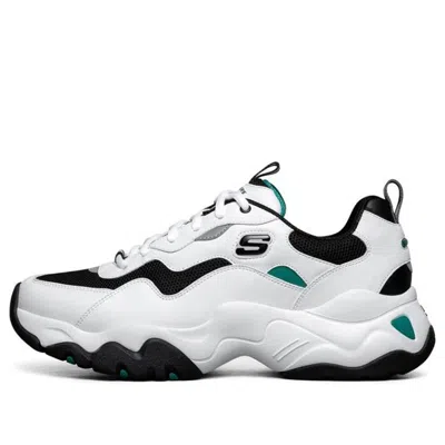 Skechers D'lites 3.0 Running Shoes White/black/green