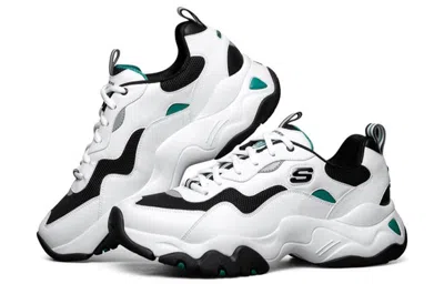 Skechers D'lites 3.0 Running Shoes White/black/green