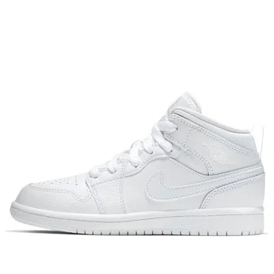 Air Jordan (ps)  1 Mid 'white'
