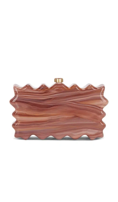 Cult Gaia Womens Sour Cherry Paloma Acrylic Clutch