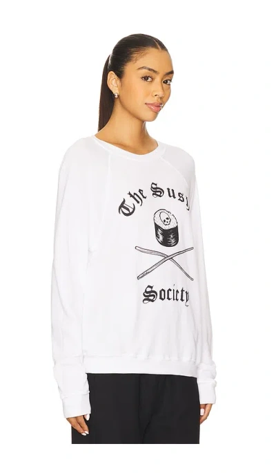 Lauren Moshi Sushi Society Pullover In White