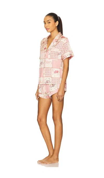 Homebodii Equestrian Short Set In Multi
