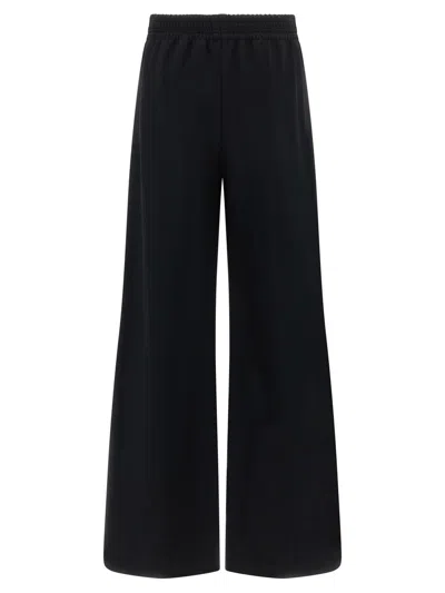 Fabiana Filippi Trousers Wide-leg Elasticated Waistband In Black