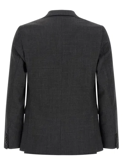 Pal Zileri Single-breasted Suit Jacket Featuring Flap Pockets In Black