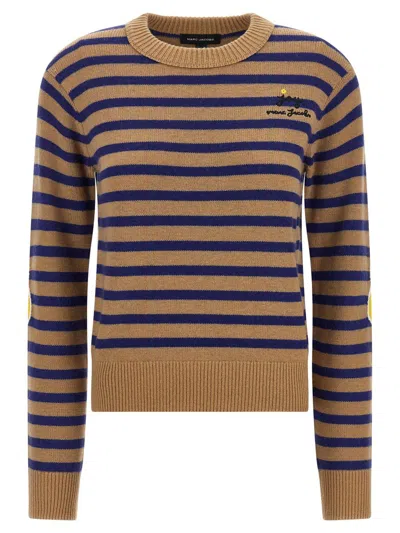 Marc Jacobs Maglione In Misto Lana Ricamata Donna In Multi