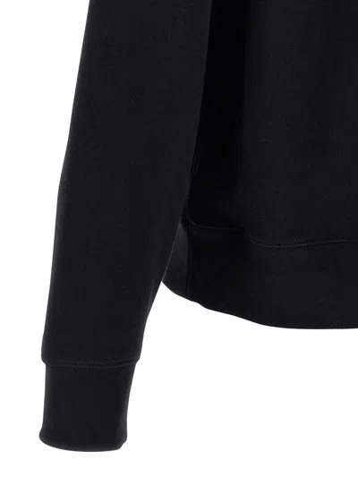 Burberry Simon Hoodie With Front Pocket And Hood In Blue