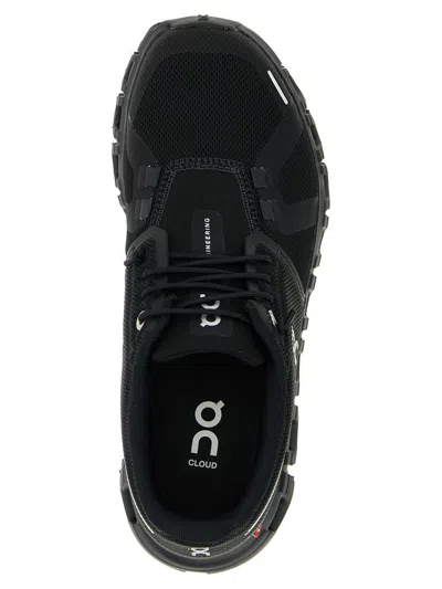 On Womens Cloud 6 Mesh Low-top Trainers Black Black F In Black