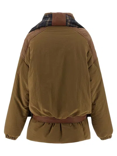 Marbell Amy Scarf-detail Padded Jacket In Black