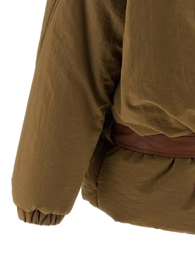 Marbell Amy Scarf-detail Padded Jacket In Black