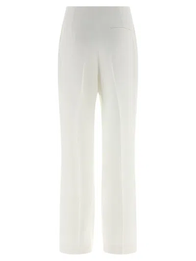 Alberta Ferretti Cady Pants In White