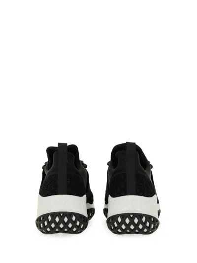 Roger Vivier Crystal-embellished Black Slip-on Sneakers In Black