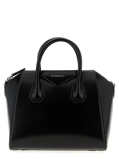 Givenchy Borsa A Mano Antigona Piccola In Pelle Cioccolato  Donna In Black