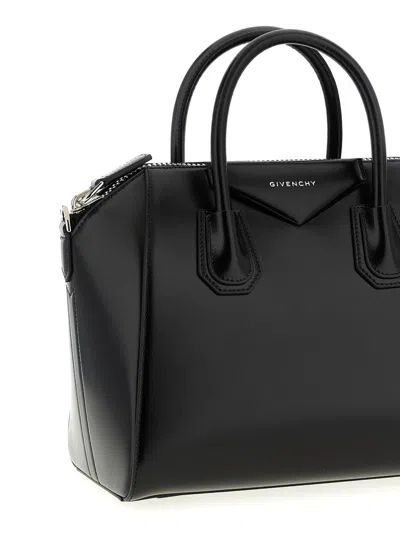 Givenchy Borsa A Mano Antigona Piccola In Pelle Cioccolato  Donna In Black