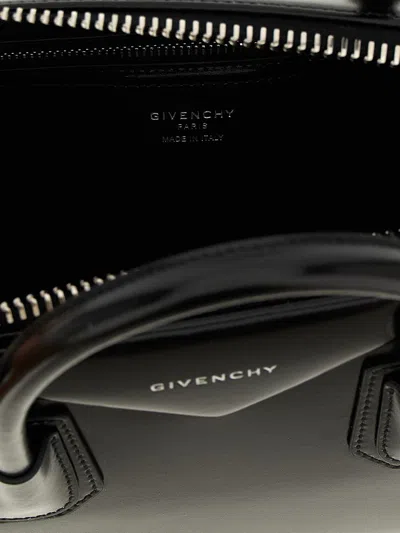 Givenchy Borsa A Mano Antigona Piccola In Pelle Cioccolato  Donna In Black