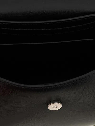 Jil Sander Small Crossbody Bag Adjustable Strap In Black