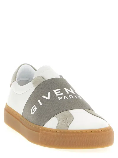 Givenchy Urban Street Sneakers In Leather And Suede With Elastic In Multi