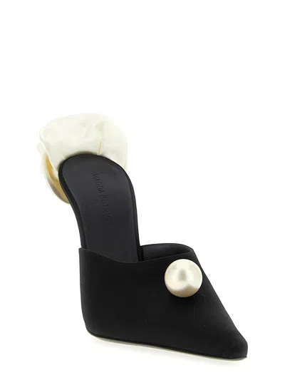 Magda Butrym Synthetic Fibers Mules In Black