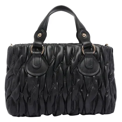 Liu •jo Quilted Tote Bag Adjustable Strap In Black