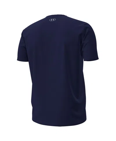 Under Armour Men's Navy Notre Dame Fighting Irish Overlay Performance T-shirt In Blue