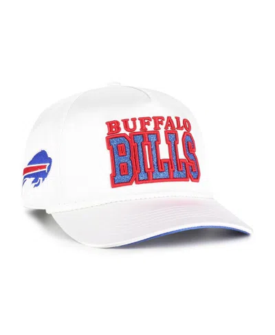 47 Brand Women's White Buffalo Bills Outspoken Hitch Adjustable Hat In White
