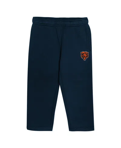 Outerstuff 2-piece Toddler Navy Chicago Bears Lineman Fleece Hoodie And Pants Set In Blue