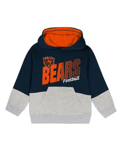 Outerstuff 2-piece Toddler Navy Chicago Bears Lineman Fleece Hoodie And Pants Set In Blue
