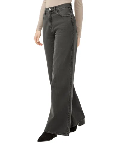 Silver Jeans Co. Women's Highly Desirable High Rise Ultra Wide Leg Jeans In Gray
