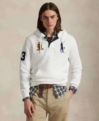 Polo Ralph Lauren Men's Big Pony 20th Anniversary Crest Hoodie In White