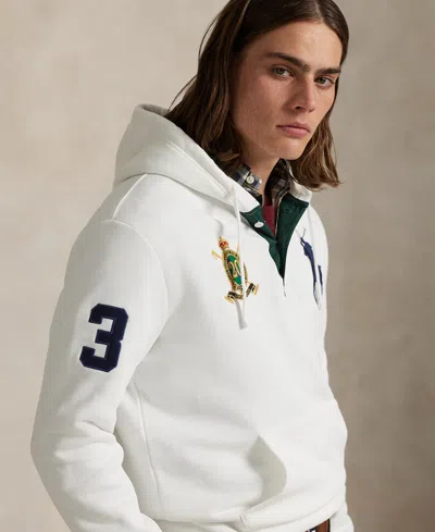 Polo Ralph Lauren Men's Big Pony 20th Anniversary Crest Hoodie In White