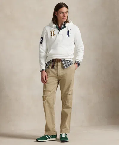 Polo Ralph Lauren Men's Big Pony 20th Anniversary Crest Hoodie In White
