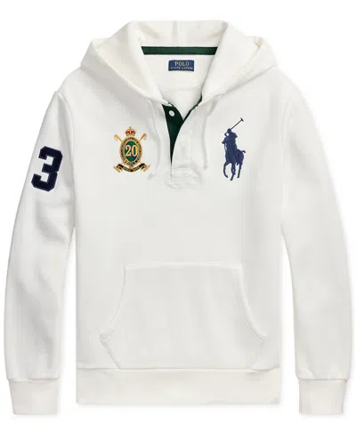 Polo Ralph Lauren Men's Big Pony 20th Anniversary Crest Hoodie In White