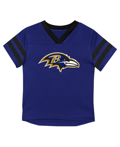 Outerstuff 2-piece Toddler Baltimore Ravens T-shirt And Pants Set In Blue