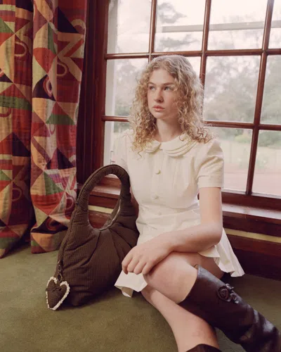 My Mum Made It Pledge Mini Dress In White