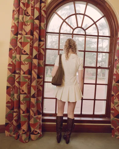 My Mum Made It Pledge Mini Dress In White