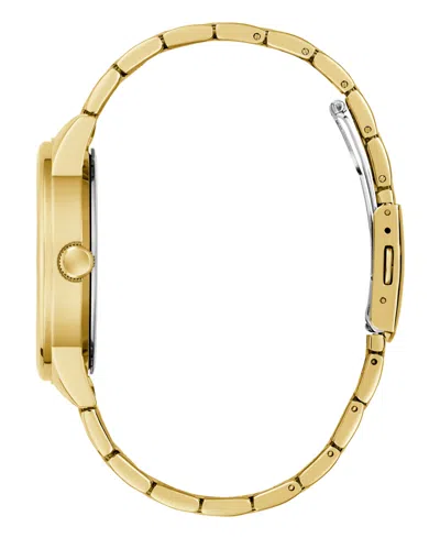 Guess Men's Gold Tone Multi-function Watch, 42mm In Gold