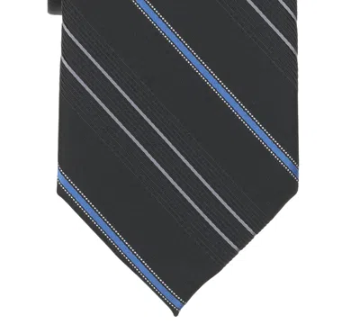 Perry Ellis Portfolio Men's Hadley Stripe Pattern Classic Tie In Black