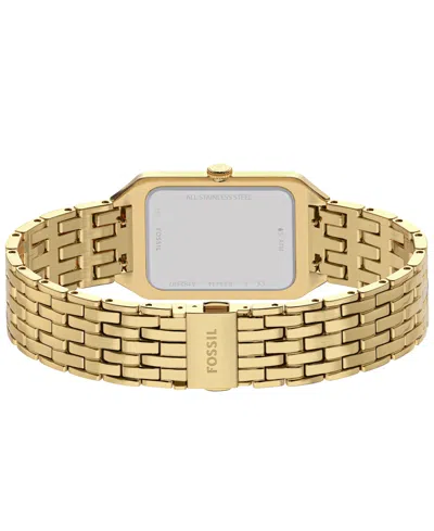 Fossil Women's Raquel Black Dial Watch In Gold