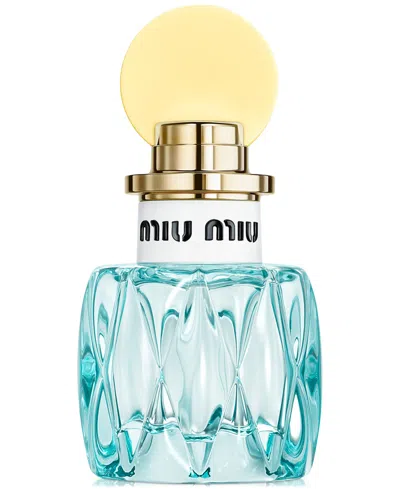 Miu Miu L'eau Bleue Eau De Parfum, 1 Oz. In Multi