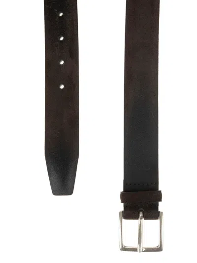Orciani Cloudy Adjustable Belt In Brown