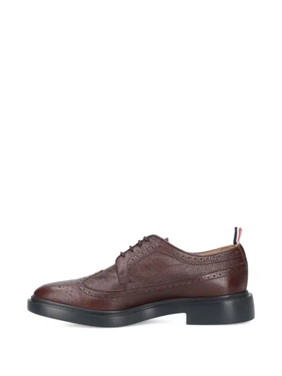 Thom Browne Longwing Round-toe Brogues In Brown