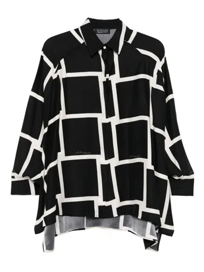 Gianluca Capannolo Button-up Long Sleeve Shirt In Black