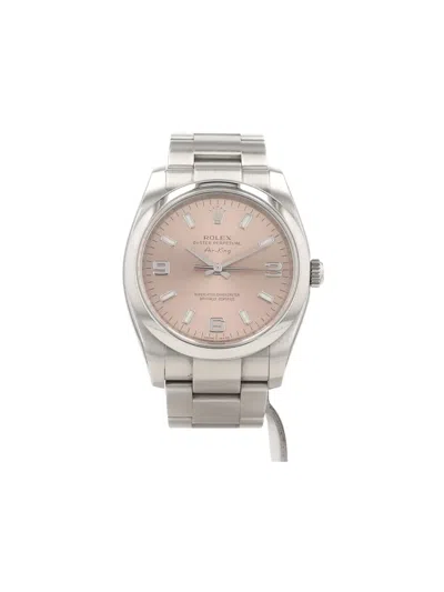 Pre-owned Rolex 2008 Air-king 36mm In Pink