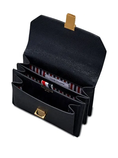 卵石纹皮质手提包