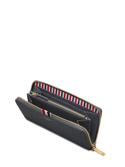 Thom Browne Zip-around Wallet In Black
