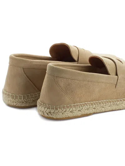 Abarca Man Espadrilles Light Grey Size 7 Leather In Gray