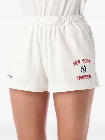 Sporty And Rich Sporty & Rich Sporty & Rich Homerun Disco Shorts In White