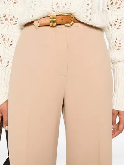 Ermanno Scervino Casual Pants With Belt Loops In Neutral