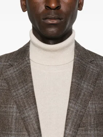 Corneliani Turtleneck Sweater In Gray