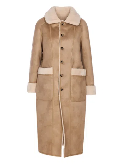 Urbancode Wool Coat In Neutral