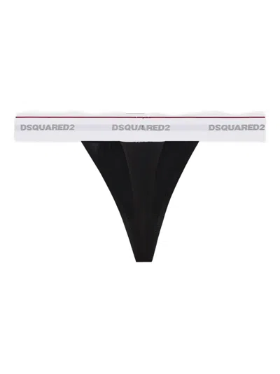 Dsquared2 Logo-band Thong In Multi